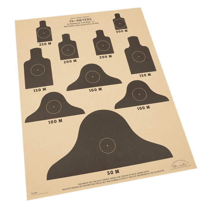 Rite in the Rain 25 Meter Targets - Newest Products